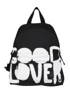Black And White Lovers Language Backpack Valentino Garavani Black And White Lovers Language Backpack - Nero