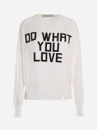 Delilah Sweater With Print Golden Goose Delilah Sweater With Print - Bianco