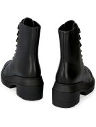 Stuart Weitzman Nisha Leather Combat Boots Stuart Weitzman Nisha Leather Combat Boots - black