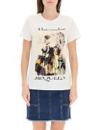 Alexander McQueen Trompe L'oeil Print T-shirt Alexander McQueen Trompe L'oeil Print T-shirt - WHITE