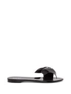 RED Valentino Rubber Sandals With Bow RED Valentino Rubber Sandals With Bow - Black