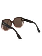 0mu 07vs Sunglasses Miu Miu 0mu 07vs Sunglasses - 02D06B BROWN GRADIENT TRASPARENT