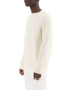 Skull Intarsia Sweater Alexander McQueen Skull Intarsia Sweater - Ivory/navy