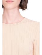 Helmut Lang Rib Crewneck Knitwear In Powder Cotton Helmut Lang Rib Crewneck Knitwear In Powder Cotton - powder