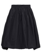 Patou Gathered Skirt Patou Gathered Skirt - Black