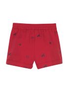 Gucci Red Shorts With Elastic Waistband Gucci Red Shorts With Elastic Waistband - Verde/rosso