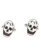 Silver-tone Metal Skull Cufflinks Alexander McQueen Silver-tone Metal Skull Cufflinks - Silver