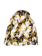 Young Versace Patterned Down Jacket Young Versace Patterned Down Jacket - Multicolor