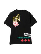 Dsquared2 Black T-shirt Dsquared2 Black T-shirt - Nera
