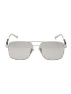 Silver Tag Navigator Woman Sunglasses Balenciaga Silver Tag Navigator Woman Sunglasses - Light grey