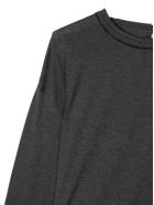 Brunello Cucinelli Grey Cotton Tulle Panel Blouse Brunello Cucinelli Grey Cotton Tulle Panel Blouse - Grigio