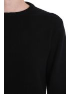 Rick Owens Round Neck Knitwear In Black Wool Rick Owens Round Neck Knitwear In Black Wool - black