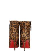 Christian Louboutin Brigikate 85 High Heels Ankle Boots In Animalier Suede Christian Louboutin Brigikate 85 High Heels Ankle Boots In Animalier Suede - Animalier