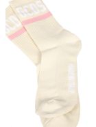 Logo Socks GCDS Logo Socks - Beige/rosa
