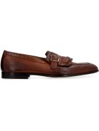 Doucal's Fringed Leather Loafers Doucal's Fringed Leather Loafers - brown