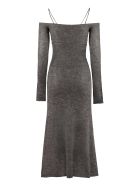 Jacquemus Knitted Off-the-shoulder Dress Jacquemus Knitted Off-the-shoulder Dress - grey