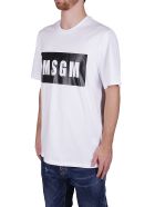 White Cotton T-shirt MSGM White Cotton T-shirt - White