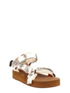 SUICOKE Buckle-embellished Flatform Sandals SUICOKE Buckle-embellished Flatform Sandals - Brown