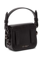 Off-White Diagonal Leather Crossbody Bag Off-White Diagonal Leather Crossbody Bag - Black