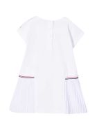 Moncler White Flared Dress Moncler White Flared Dress - Bianco