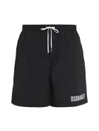 Dsquared2 Logo Print Swim Shorts Dsquared2 Logo Print Swim Shorts - black