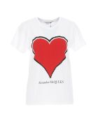 Alexander McQueen Alexander Mcqueen T- Shirt Alexander McQueen Alexander Mcqueen T- Shirt - Bianco