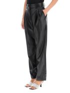 MSGM Faux Leather Loose Trousers MSGM Faux Leather Loose Trousers - Nero