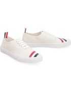 Thom Browne Heritage Canvas Sneakers Thom Browne Heritage Canvas Sneakers - panna