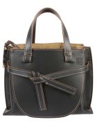 Loewe Small Gate Top Handle Shoulder Bag Loewe Small Gate Top Handle Shoulder Bag - Black/Tan