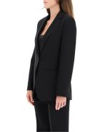 Max Mara Studio Cecina Blazer In Stretch Wool Max Mara Studio Cecina Blazer In Stretch Wool - NERO (Black)