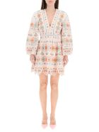 Brighton Mini Dress With Embroideries Zimmermann Brighton Mini Dress With Embroideries - Multicolor