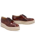 Prada Leather Brogues Lace-up Shoes Prada Leather Brogues Lace-up Shoes - brown