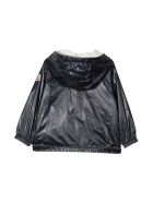 Moncler Black Waterproof Jacket Moncler Enfant Moncler Black Waterproof Jacket Moncler Enfant - Nero