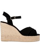 Castañer Blaudell Jute Wedge Espadrilles Castañer Blaudell Jute Wedge Espadrilles - black