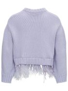 Philosophy di Lorenzo Serafini Sweater With Feathers Philosophy di Lorenzo Serafini Sweater With Feathers - Violet