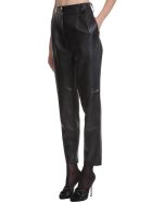 Magda Butrym Pants In Black Leather Magda Butrym Pants In Black Leather - black