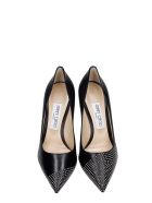 Jimmy Choo Love 100 Xnx Pumps In Black Leather Jimmy Choo Love 100 Xnx Pumps In Black Leather - black