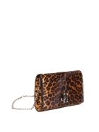 Jimmy Cho Varenne Clutch Shoulder Bag In Leopard Pony Jimmy Choo Jimmy Cho Varenne Clutch Shoulder Bag In Leopard Pony