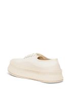 Jil Sander Cotton Canvas Sneakers Jil Sander Cotton Canvas Sneakers - White