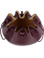 Jil Sander Mini Leather Bucket-bag Jil Sander Mini Leather Bucket-bag - Red-purple or grape