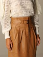 Alberta Ferretti Skirt Leather Sheath Dress Alberta Ferretti Skirt Leather Sheath Dress - Leather