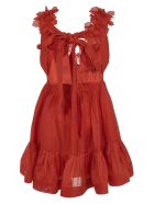 Floral Applique Sleeveless Dress Zimmermann Floral Applique Sleeveless Dress