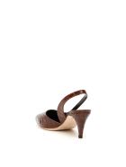 BY FAR Croc-print Lauren Slingbacks BY FAR Croc-print Lauren Slingbacks - NUTELLA (Brown)