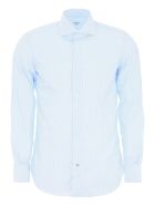 Mazzarelli Striped Shirt Mazzarelli Striped Shirt - RIGA STRETTA BIANCO CELESTE (Light blue)