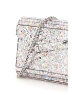 Jimmy Choo Multicolor Glitter Acrylic Candy Clutch Jimmy Choo Multicolor Glitter Acrylic Candy Clutch - MOCHI (Silver)