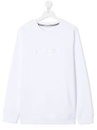 Givenchy White Jersey Sweatshirt With Logo Givenchy White Jersey Sweatshirt With Logo - Bianco