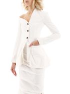 A.W.A.K.E. Mode Asymmetrical Blazer A.W.A.K.E. Mode Asymmetrical Blazer - WHITE (White)