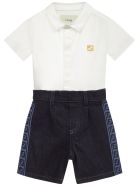 Fendi Kids Romper Suit Fendi Kids Romper Suit - Multicolore