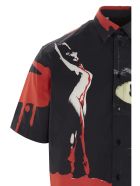 MSGM 'gatto A Nove Code' Shirt MSGM 'gatto A Nove Code' Shirt - Nero