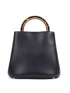 Black Leather Pannier Bag Marni Black Leather Pannier Bag - Black
